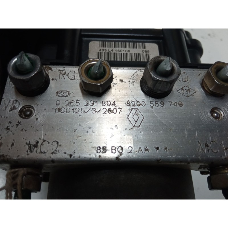 Recambio de abs para renault clio iii (br0/1, cr0/1) 1.5 dci (c/br0g, c/br1g) referencia OEM IAM 8200559749 0265231804 026580055