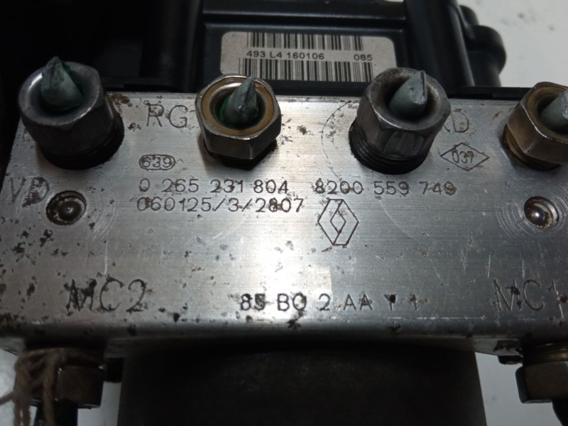Recambio de abs para renault clio iii (br0/1, cr0/1) 1.5 dci (c/br0g, c/br1g) referencia OEM IAM 8200559749 0265231804 026580055