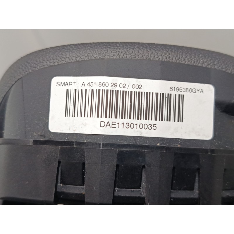 Recambio de airbag volante para smart fortwo coupé (451) 1.0 (451.330, 451.334) referencia OEM IAM A4518602902  