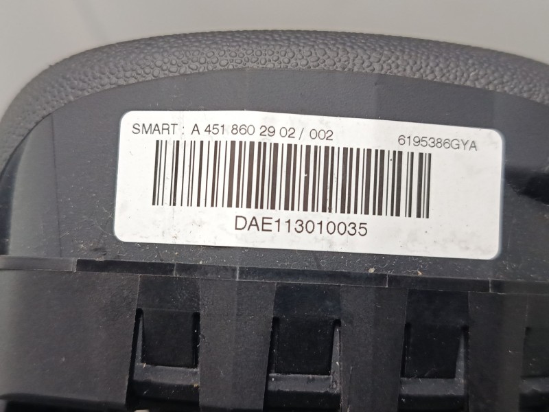 Recambio de airbag volante para smart fortwo coupé (451) 1.0 (451.330, 451.334) referencia OEM IAM A4518602902  