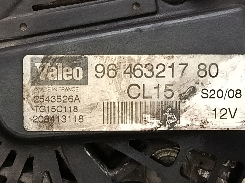 Recambio de alternador para citroën c3 i (fc_, fn_) 1.4 hdi referencia OEM IAM 9646321780  