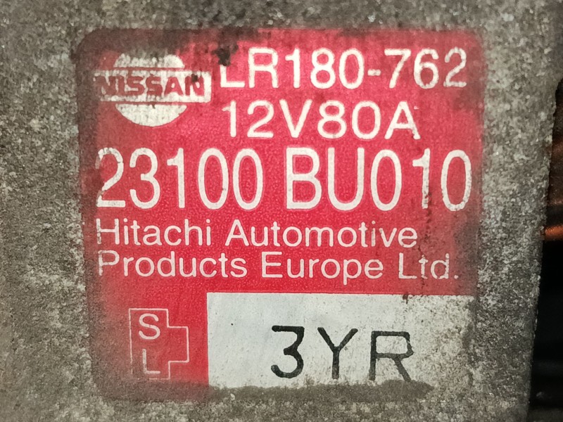 Recambio de alternador para nissan primera (p12) 1.8 referencia OEM IAM 23100BU010  
