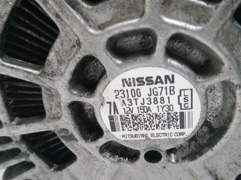Recambio de alternador para nissan x-trail ii (t31) 2.0 dci referencia OEM IAM 23100JG71B  