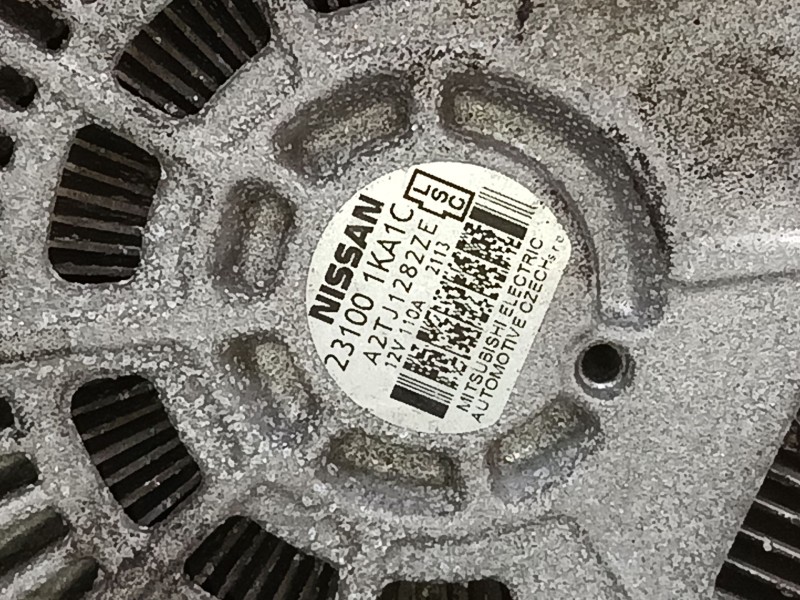 Recambio de alternador para nissan qashqai i (j10, nj10) 1.6 referencia OEM IAM 231001KA1C  