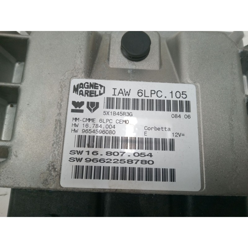 Recambio de centralita motor uce para peugeot 207/207+ (wa_, wc_) 1.4 16v referencia OEM IAM 9662258780 9662258780 