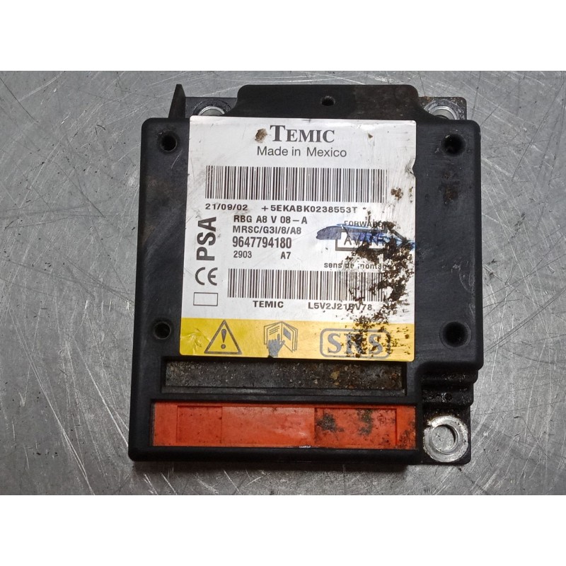 Recambio de centralita airbag para citroën c3 i (fc_, fn_) 1.4 i referencia OEM IAM 9661532380 9661532380 