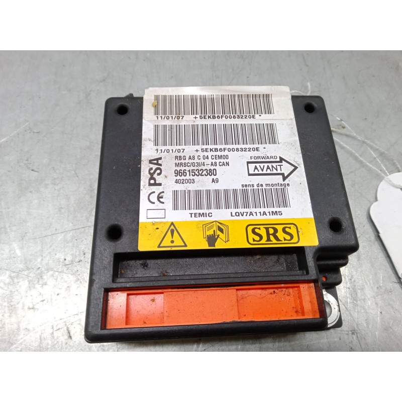 Recambio de centralita airbag para citroën c3 i (fc_, fn_) 1.1 i referencia OEM IAM 9661532380 9661532380 