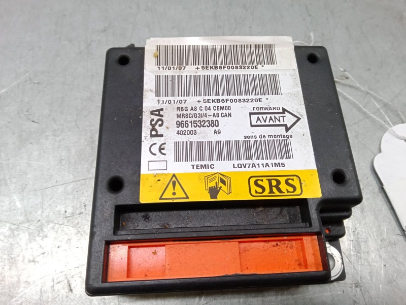 Recambio de centralita airbag para citroën c3 i (fc_, fn_) 1.1 i referencia OEM IAM 9661532380 9661532380 