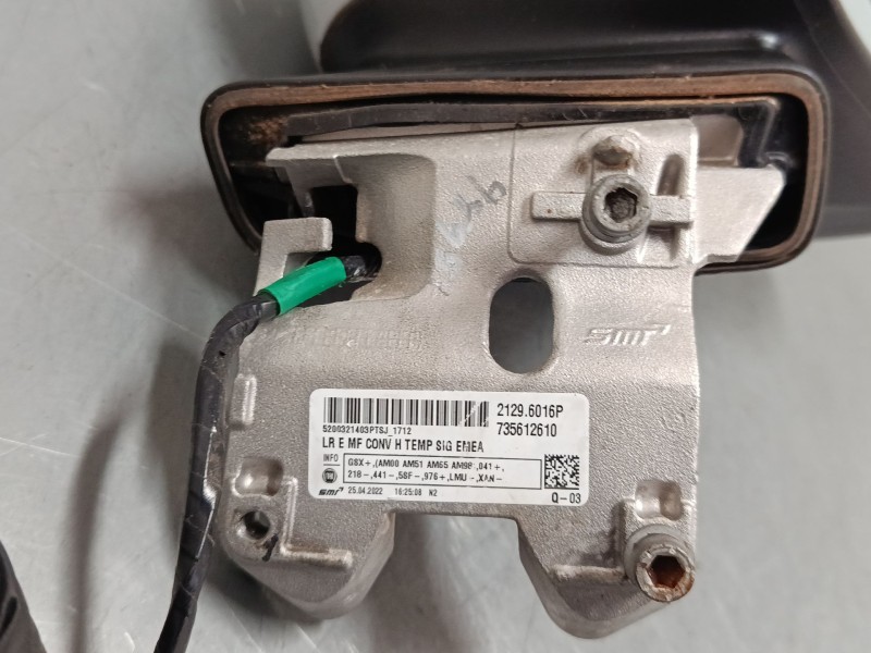 Recambio de retrovisor derecho para jeep renegade suv (bu, b1, bv) 1.6 crd referencia OEM IAM 735612610  