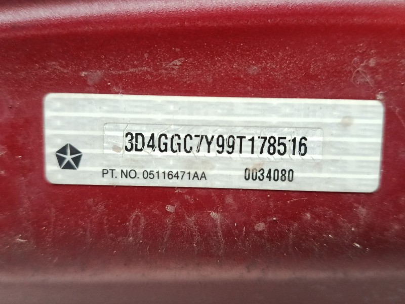 Recambio de capo para dodge journey 2.0 crd referencia OEM IAM 5076777AC  