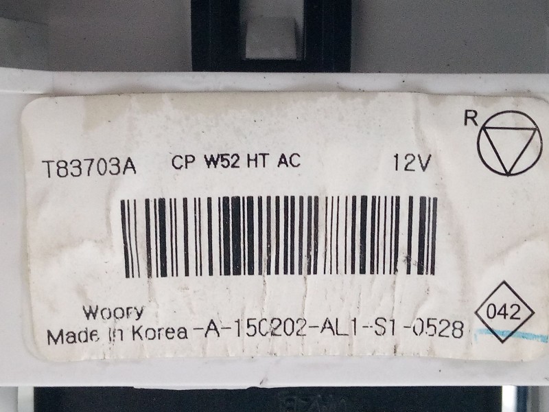 Recambio de mando calefaccion / a/a para dacia logan mcv (ks_) 1.5 dci (ks04) referencia OEM IAM T83703A A150202AL1S10528 