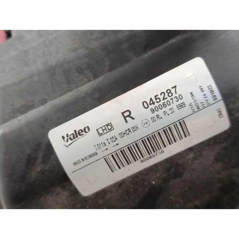 Recambio de faro derecho para opel corsa d (s07) 1.2 (l08, l68) referencia OEM IAM 90060730  