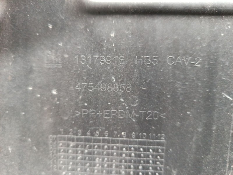 Recambio de paragolpes trasero para opel corsa d (s07) 1.2 (l08, l68) referencia OEM IAM 13179916  