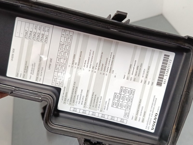 Recambio de caja reles / fusibles para volvo s60 i (384) d5 referencia OEM IAM 9494210  