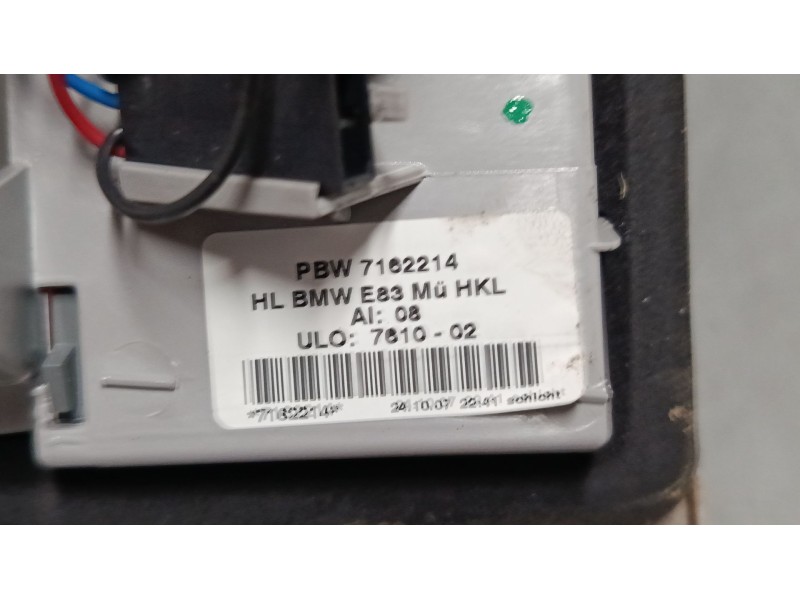 Recambio de piloto trasero porton derecho para bmw x3 (e83) 2.0 sd referencia OEM IAM PBW7162214  