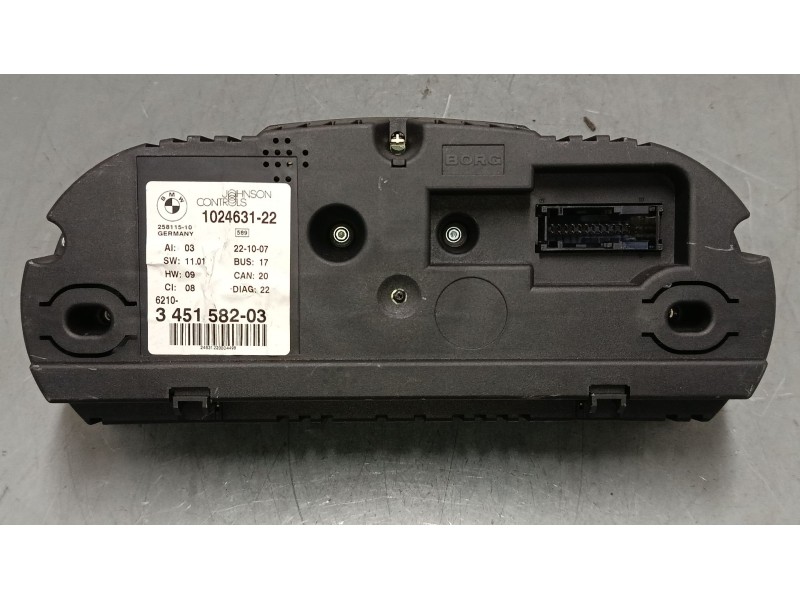 Recambio de cuadro instrumentos para bmw x3 (e83) 2.0 sd referencia OEM IAM 102463122 6210345158203 