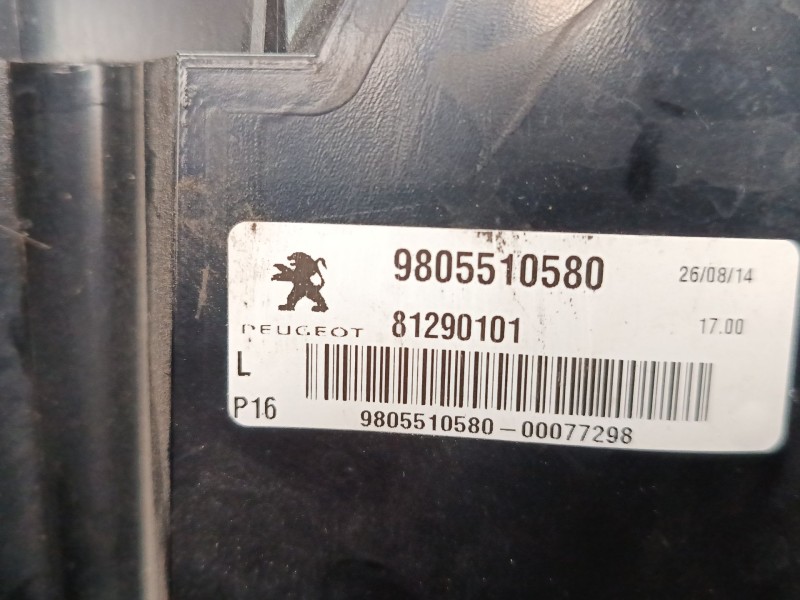 Recambio de piloto trasero izquierdo para peugeot 3008 i monospace (0u_) 1.6 bluehdi 120 referencia OEM IAM 9805510580  