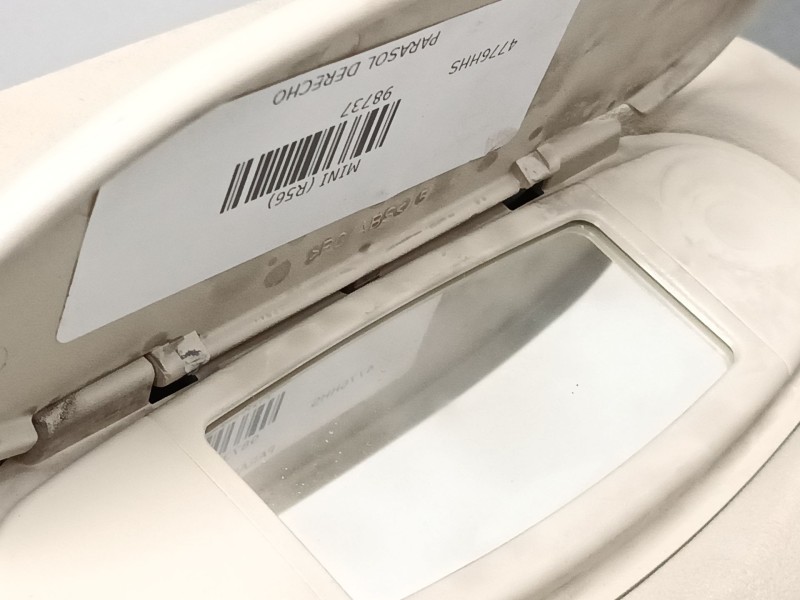 Recambio de parasol derecho para mini mini (r56) cooper referencia OEM IAM   