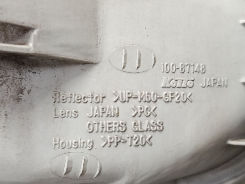 Recambio de faro izquierdo para mitsubishi colt v (cj_, cp_) 1300 gl,glx (cj1a) referencia OEM IAM 10087148  