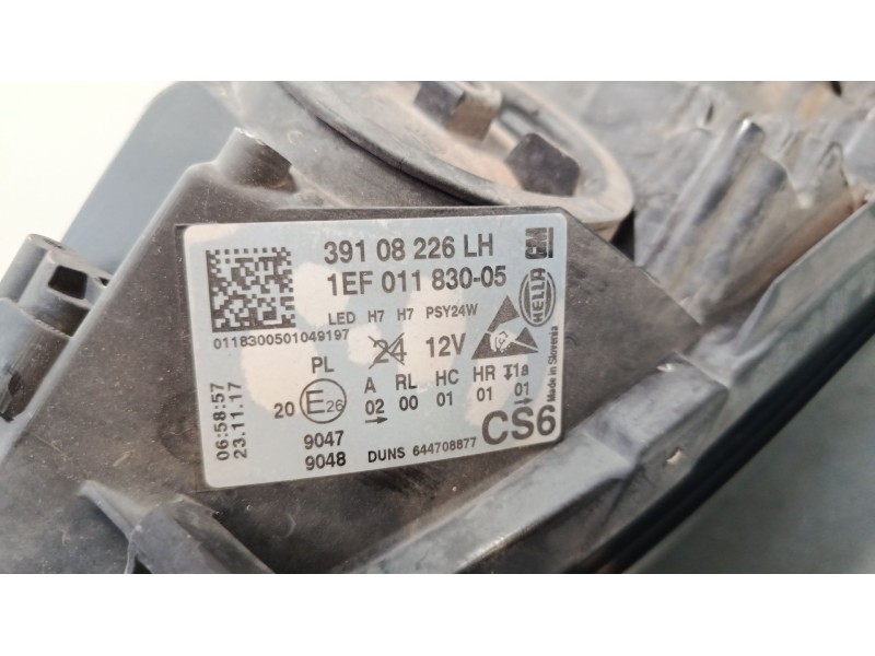 Recambio de faro izquierdo para opel corsa e (x15) 1.4 (08, 68) referencia OEM IAM 1EF01183005  