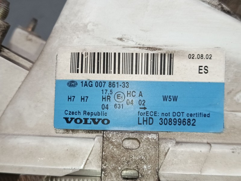 Recambio de faro izquierdo para volvo v40 station wagon (645) 1.8 i referencia OEM IAM 1AG00786133 30899682 