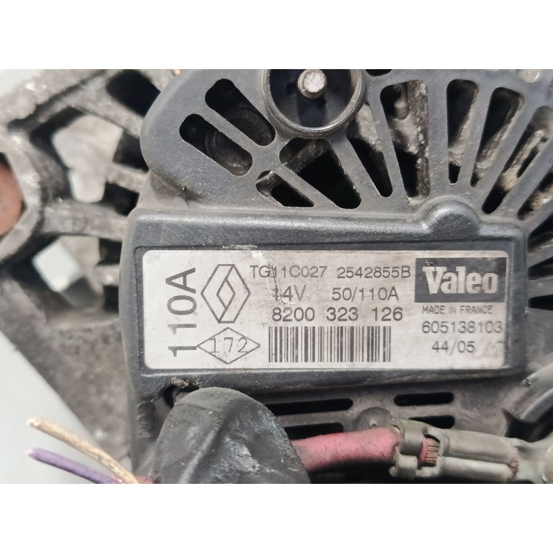 Recambio de alternador para renault megane ii coupé-cabriolet (em0/1_) 1.6 16v referencia OEM IAM 8200323126  