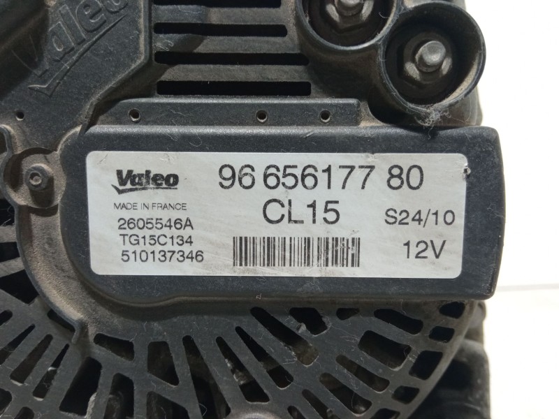 Recambio de alternador para peugeot partner tepee 1.6 hdi 16v referencia OEM IAM 9665617780  
