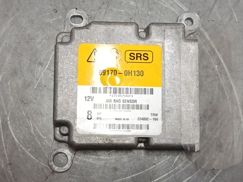 Recambio de centralita airbag para peugeot 108 1.2 referencia OEM IAM 891700H130  