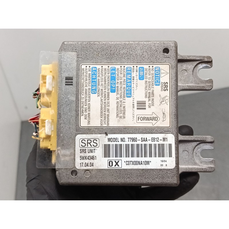Recambio de centralita airbag para honda jazz ii (gd_, ge3, ge2) 1.3 idsi (gd1) referencia OEM IAM 77960SAAE812  