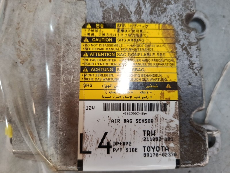 Recambio de centralita airbag para toyota corolla (_e12_) 1.4 d (nde120_) referencia OEM IAM 8917002370  