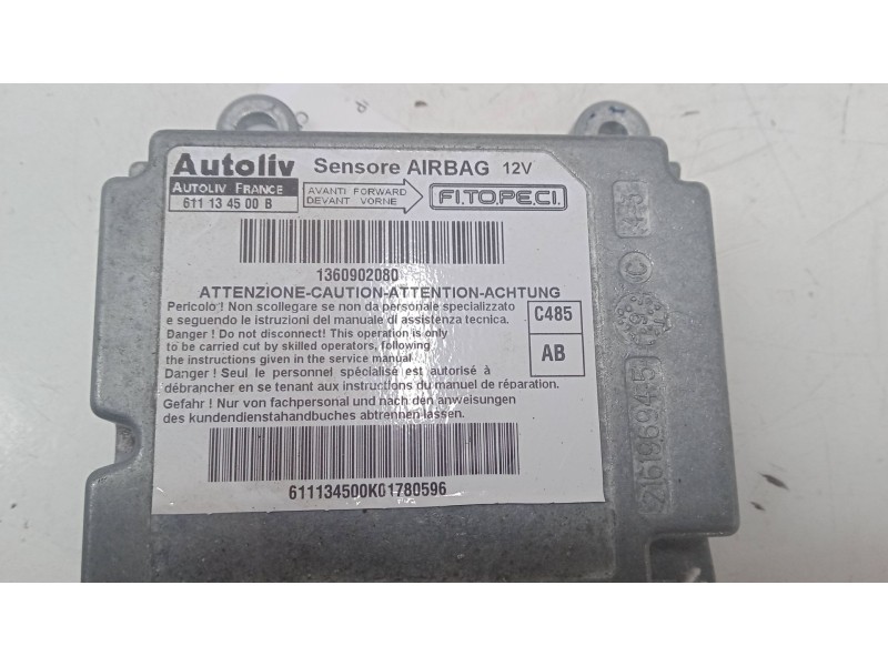 Recambio de centralita airbag para peugeot bipper tepee 1.4 hdi referencia OEM IAM 611134500B  