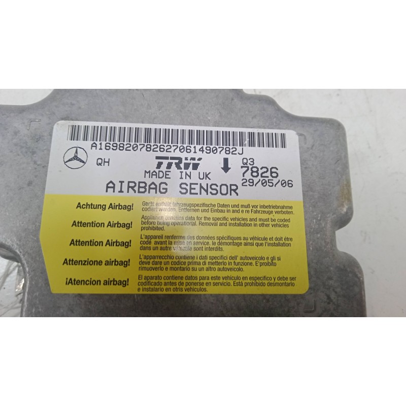 Recambio de centralita airbag para mercedes-benz clase b sports tourer (w245) b 150 (245.231) referencia OEM IAM a16982078262706