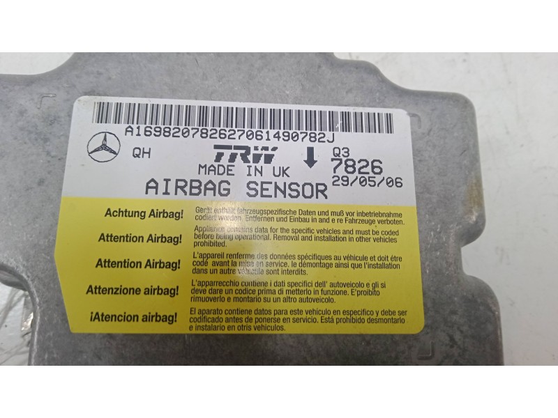 Recambio de centralita airbag para mercedes-benz clase b sports tourer (w245) b 150 (245.231) referencia OEM IAM a16982078262706