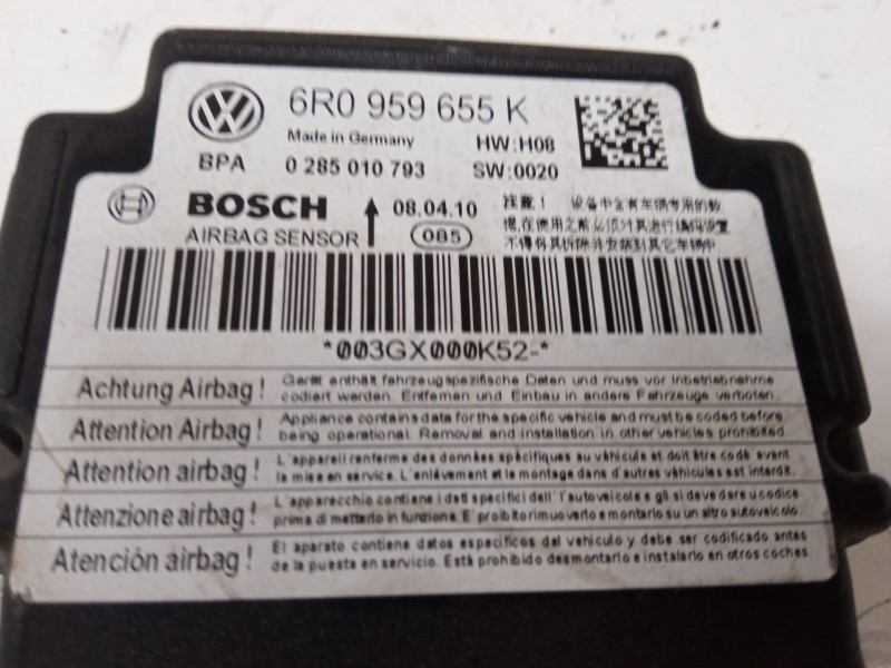 Recambio de centralita airbag para seat ibiza iv (6j5, 6p1) 1.4 tdi referencia OEM IAM 6R0959655K  