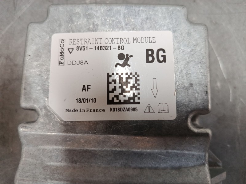Recambio de centralita airbag para ford fiesta vi (cb1, ccn) 1.6 tdci referencia OEM IAM 8V5114B321BG  