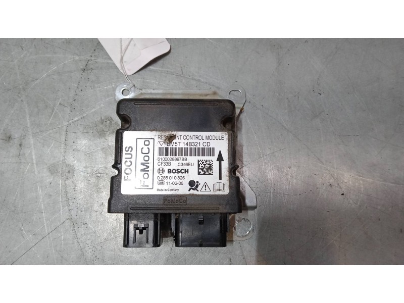 Recambio de centralita airbag para ford focus iii 1.6 tdci referencia OEM IAM BM5T14B321CD 0285010826 