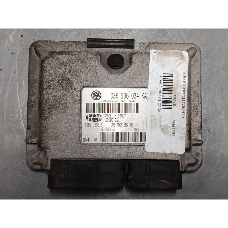 Recambio de centralita motor uce para volkswagen polo iv (9n_, 9a_) 1.4 16v referencia OEM IAM 036906034  