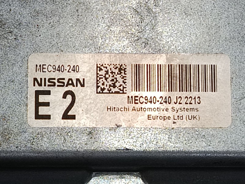 Recambio de centralita motor uce para nissan qashqai i (j10, nj10) 1.6 referencia OEM IAM MEC940240  