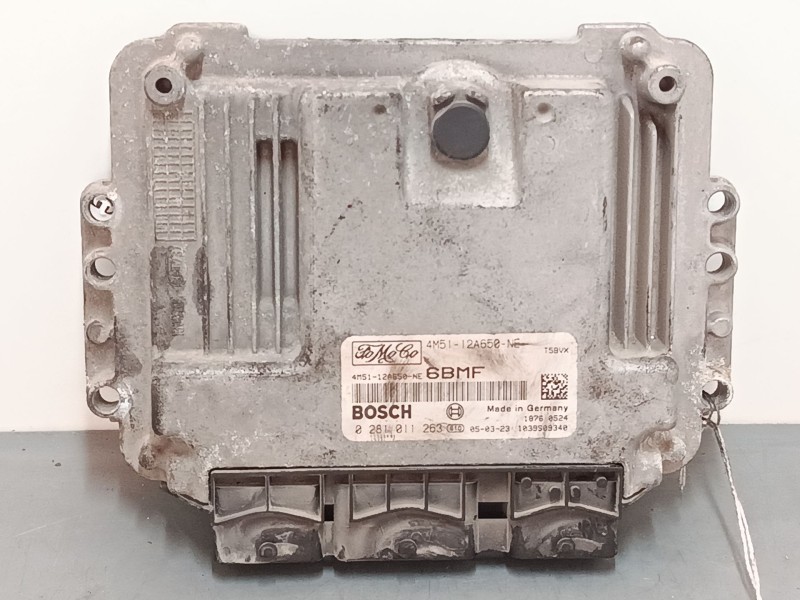 Recambio de centralita motor uce para ford focus c-max (dm2) 1.6 tdci referencia OEM IAM 0281011263 4M5112A650 