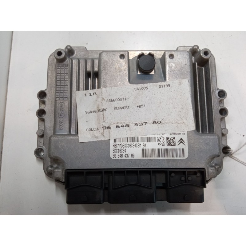 Recambio de centralita motor uce para citroën c4 i (lc_) 1.6 hdi referencia OEM IAM 9664843780  