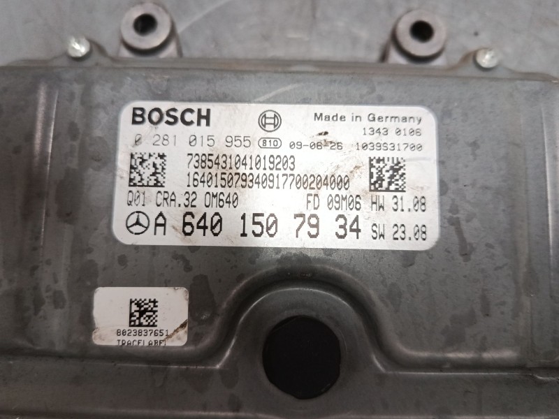 Recambio de centralita motor uce para mercedes-benz clase a (w169) a 180 cdi (169.007, 169.307) referencia OEM IAM A6401507934 0