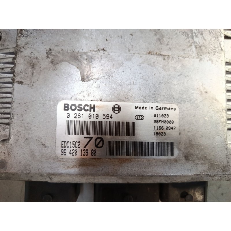 Recambio de centralita motor uce para peugeot 206 hatchback (2a/c) 2.0 hdi 90 referencia OEM IAM 9642013980 0281010595 