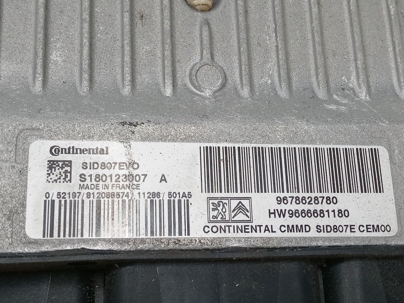 Recambio de centralita motor uce para peugeot 308 i (4a_, 4c_) 1.6 hdi referencia OEM IAM 9678628780 S180123007A 