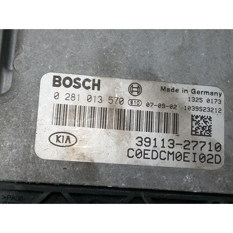 Recambio de centralita motor uce para kia cee´d sw (ed) 2.0 crdi 140 referencia OEM IAM 3911327710 0281013570 