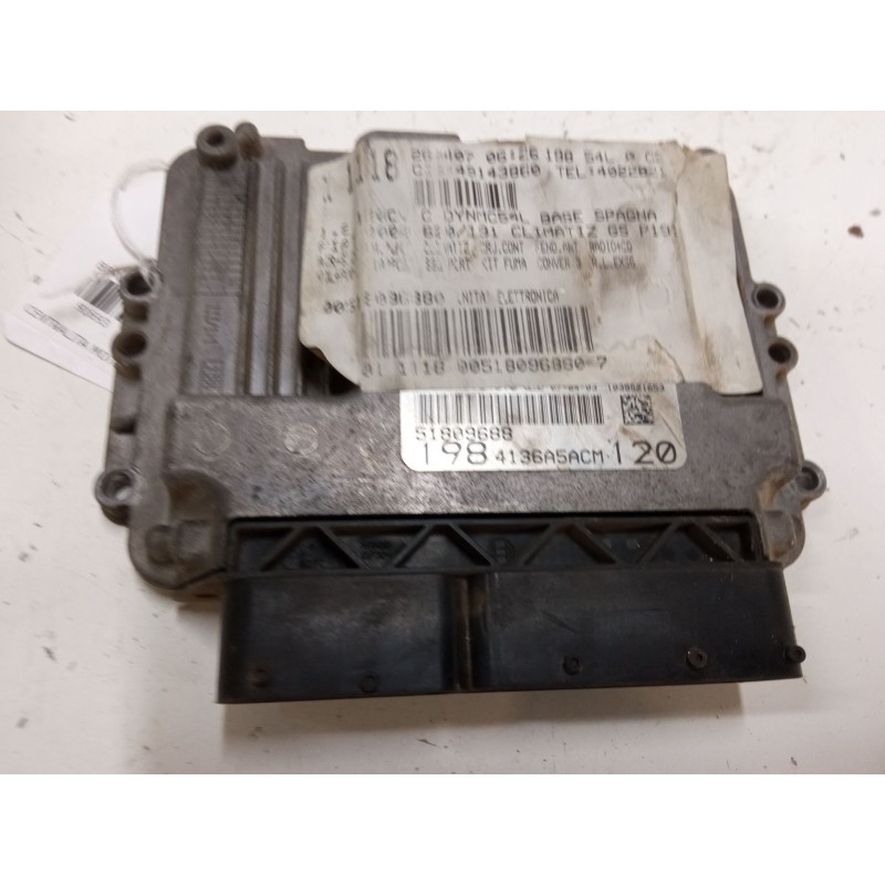Recambio de centralita motor uce para fiat bravo ii (198_) 1.9 d multijet (198axb1a) referencia OEM IAM 51809688  
