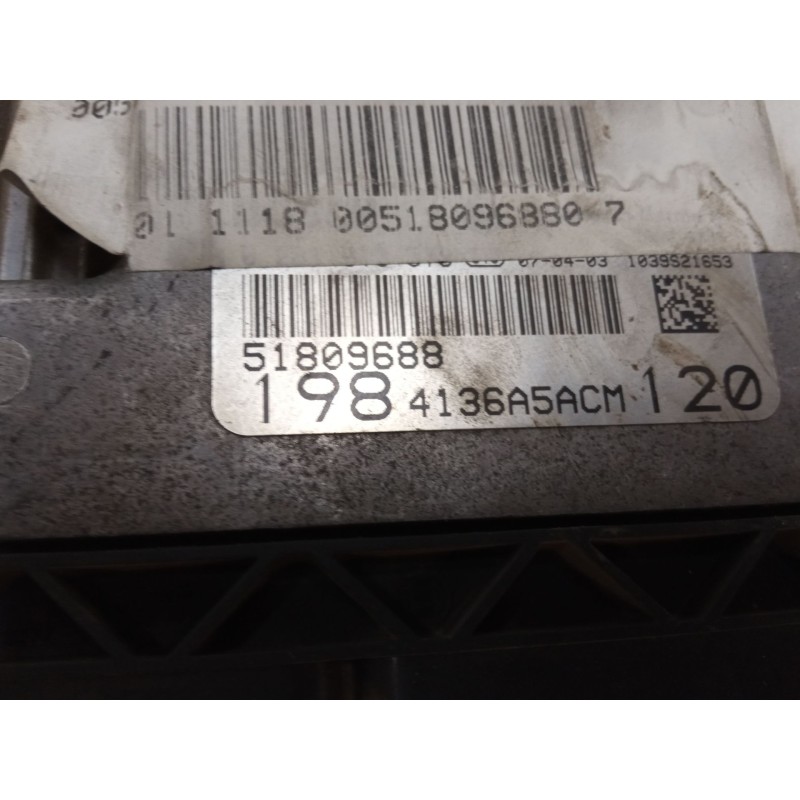 Recambio de centralita motor uce para fiat bravo ii (198_) 1.9 d multijet (198axb1a) referencia OEM IAM 51809688  