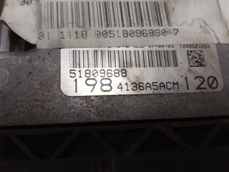 Recambio de centralita motor uce para fiat bravo ii (198_) 1.9 d multijet (198axb1a) referencia OEM IAM 51809688  
