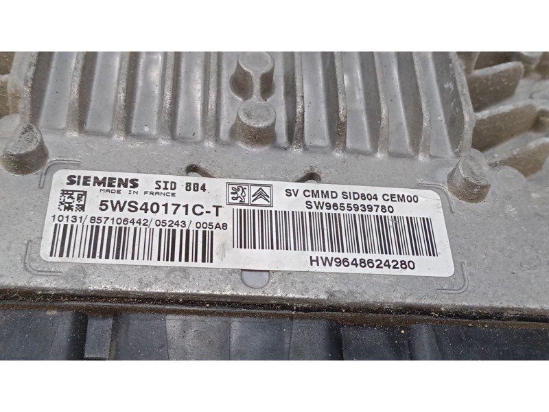 Recambio de centralita motor uce para peugeot 1007 (km_) 1.4 hdi referencia OEM IAM 9648624280 5WS40171CT 