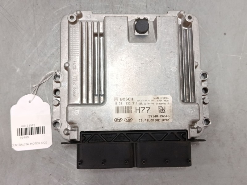 Recambio de centralita motor uce para hyundai i40 i (vf) 1.7 crdi referencia OEM IAM 391402A545 0281032311 