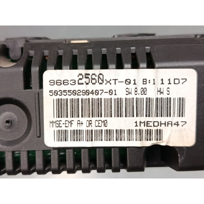 Recambio de pantalla interior reloj para citroën c2 (jm_) 1.4 referencia OEM IAM 96632560XT  